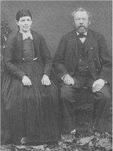 Der Firmengründer Johannes Hengstler (der Ältere) mit Ehefrau Anna geb. Hauser Aldingen